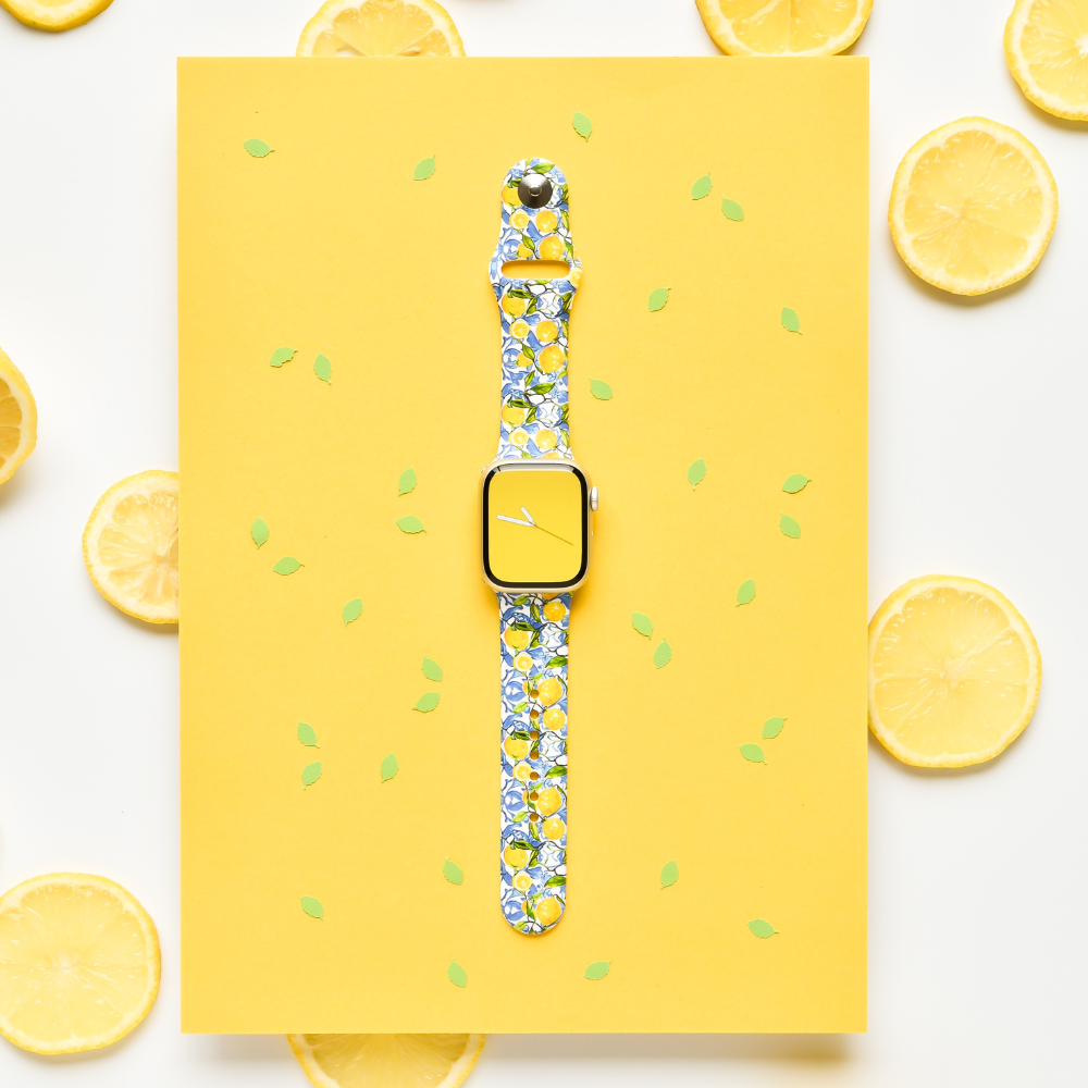 Amalfi Lemon Apple Watch Strap