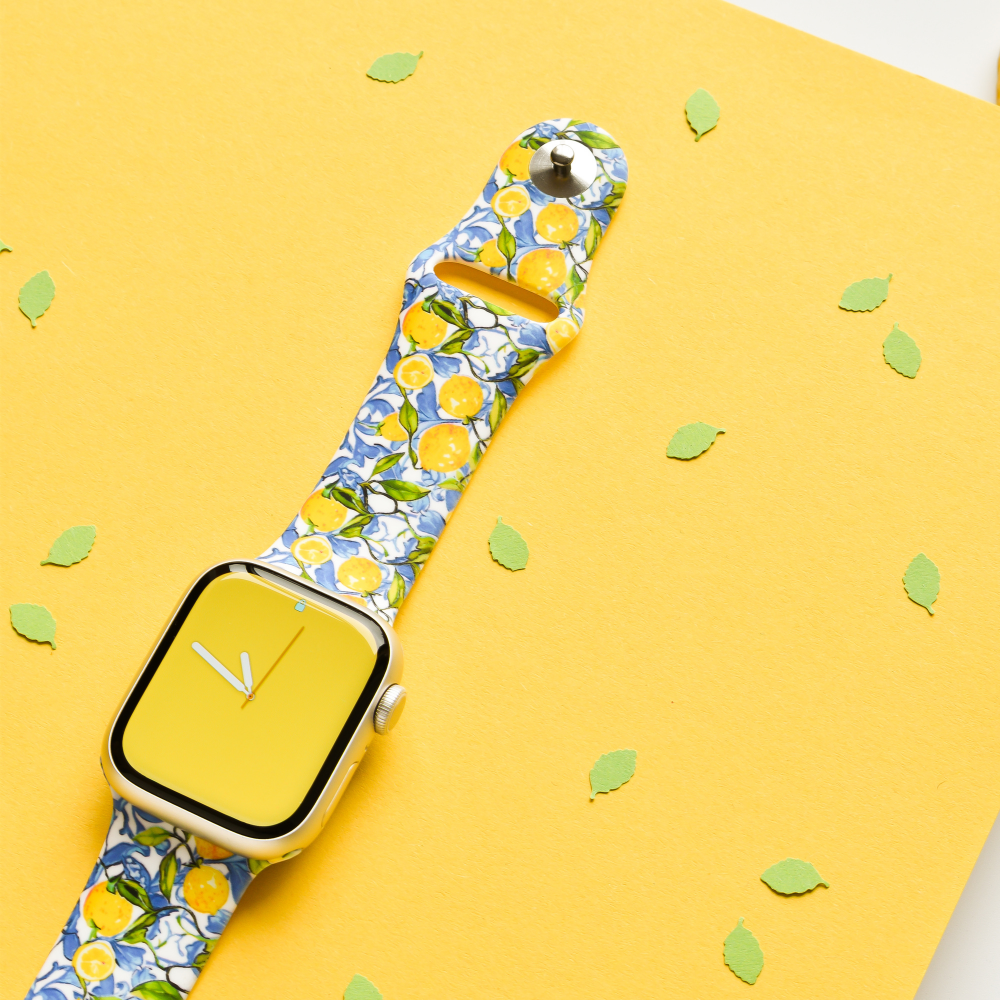 Amalfi Lemon Apple Watch Strap