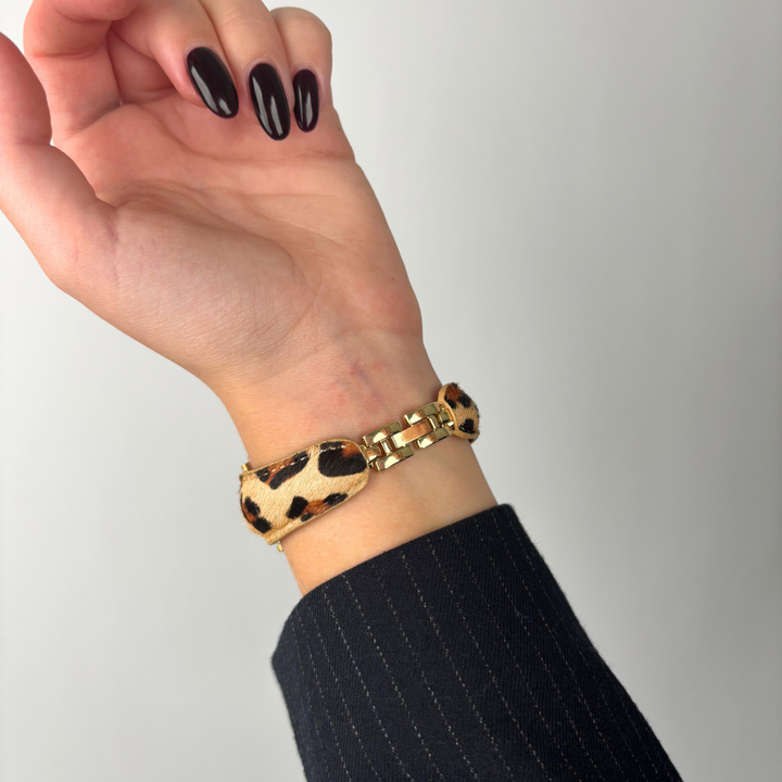 Leopard Textured Apple Watch Strap