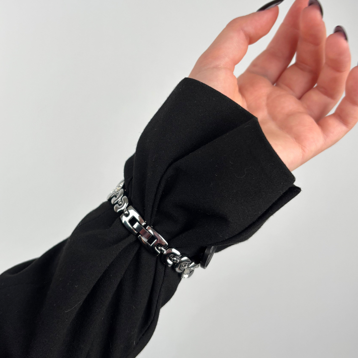 Sparkle Petal Apple Watch Strap - Silver