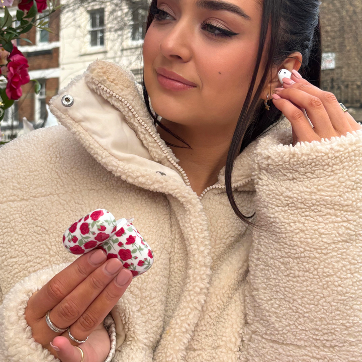 Airpods Case - Buy Me Roses Crimson