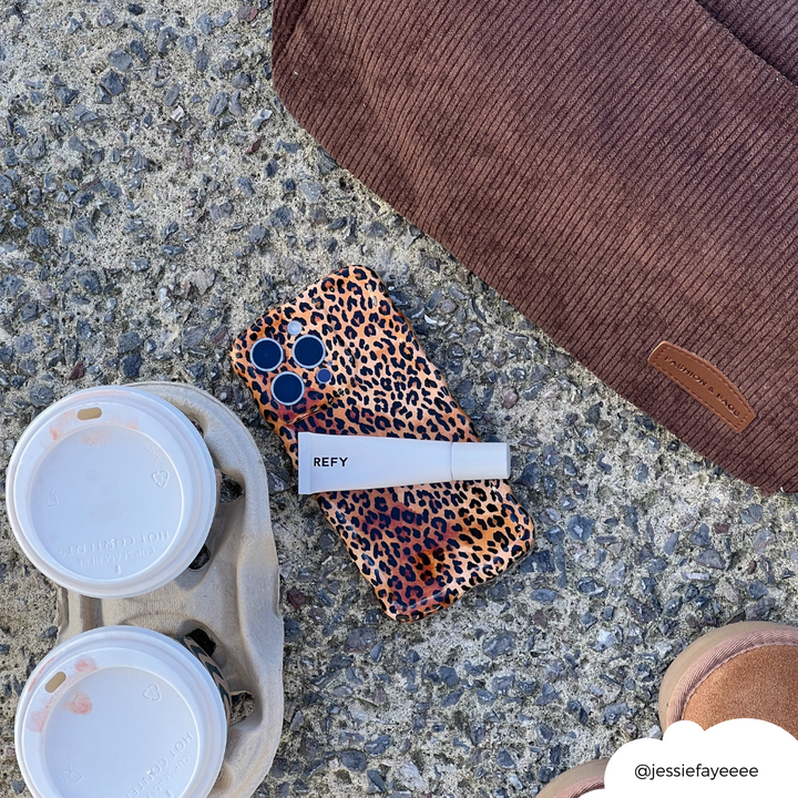 Wavy Phone Case - Leopard