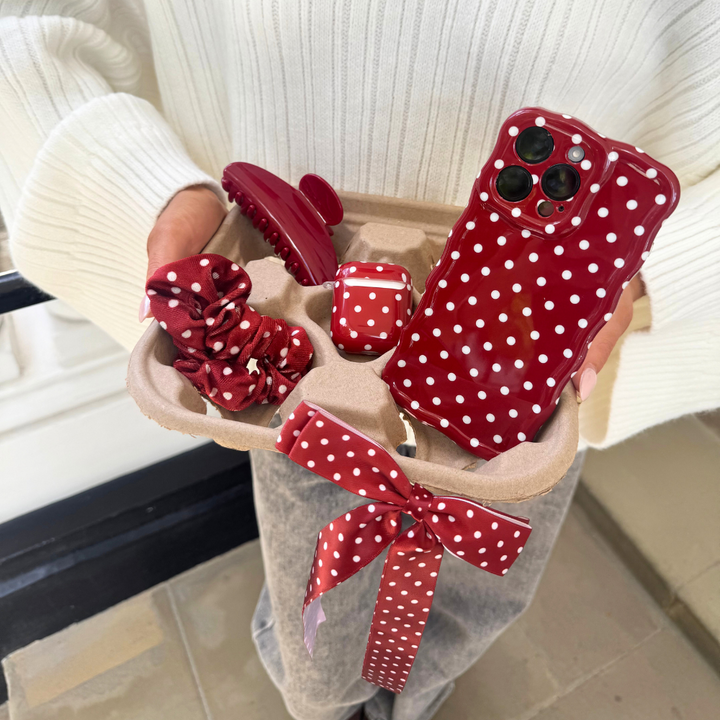 Cherry Red Claw Clip