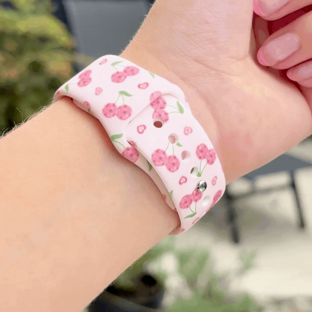 Disco Cherries Apple Watch Strap