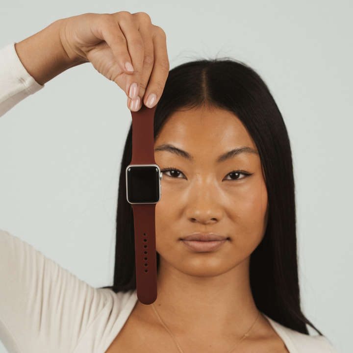 NAKD Apple Watch Strap - Burgundy
