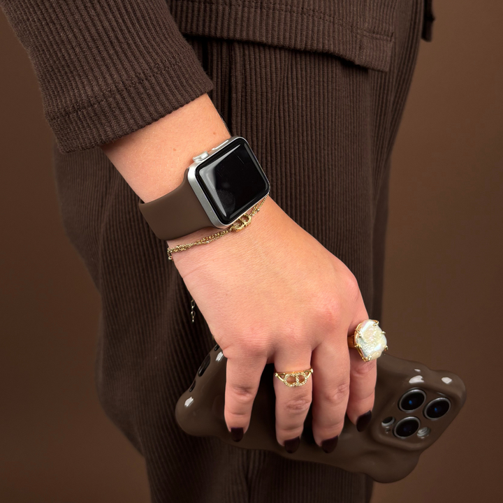 NAKD Apple Watch Strap - Chocolate