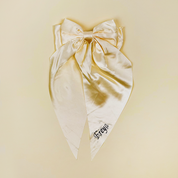 Big Bow Hair Clip - Yellow