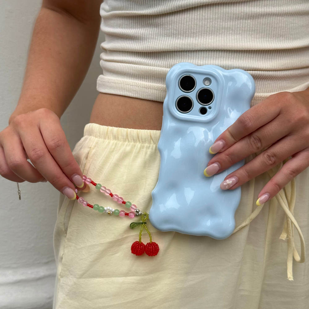 Phone Charm - Red Cherry