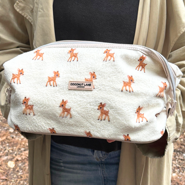Expandable Makeup Bag - Fleecy Fawn
