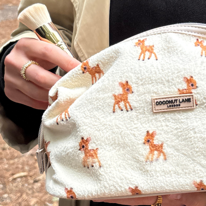 Expandable Makeup Bag - Fleecy Fawn