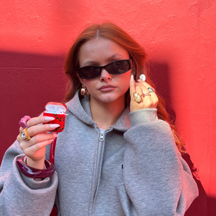 Airpods Case - Leopard Hibiscus