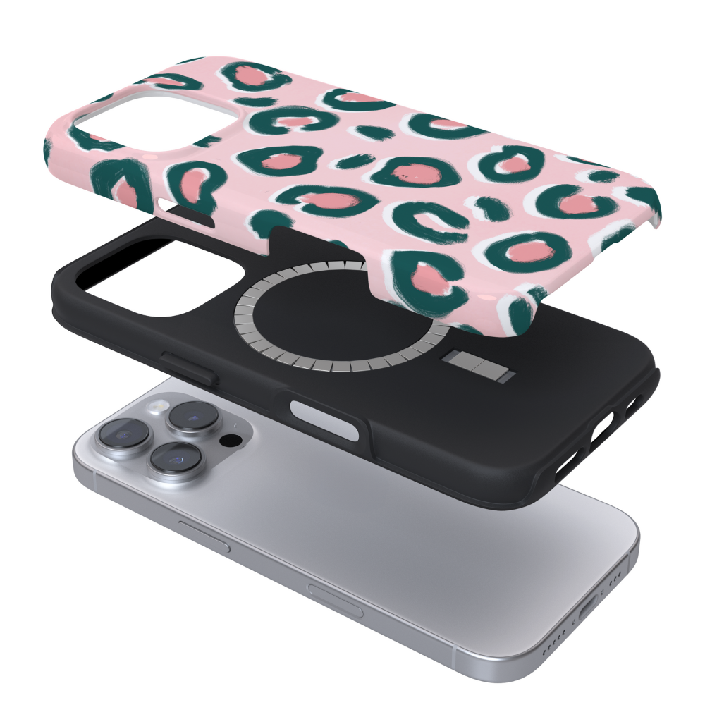Tough MagSafe® Phone Case - Pink Leopard