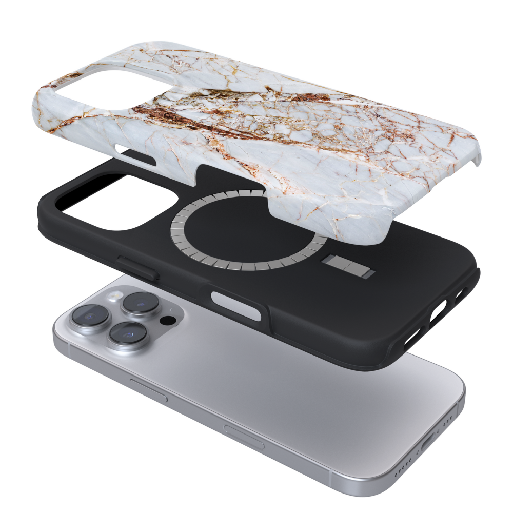 Tough MagSafe® Phone Case - Rose Gold Marble
