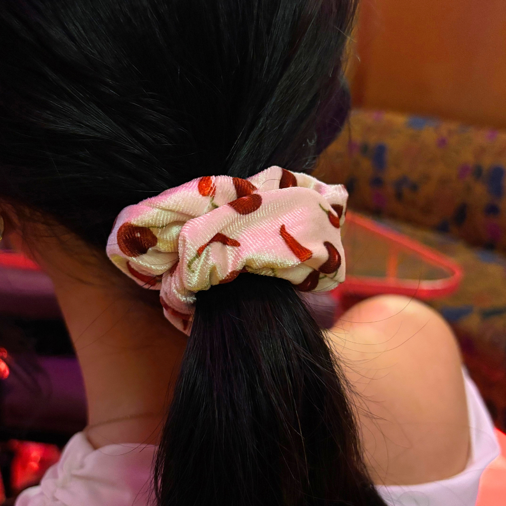 Cherry Spice Scrunchie