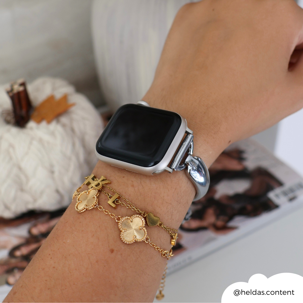 Bangle Apple Watch Strap - Silver