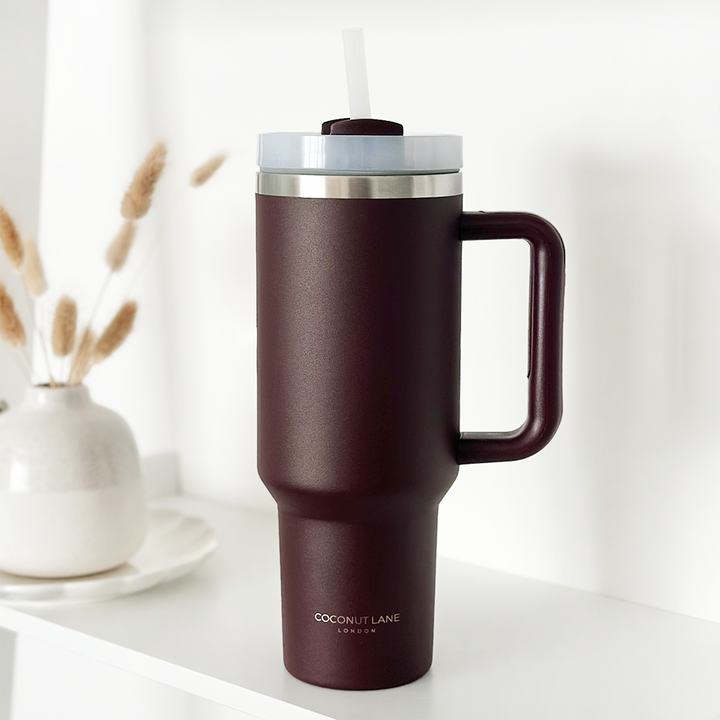 Stainless Steel Tumbler - Burgundy