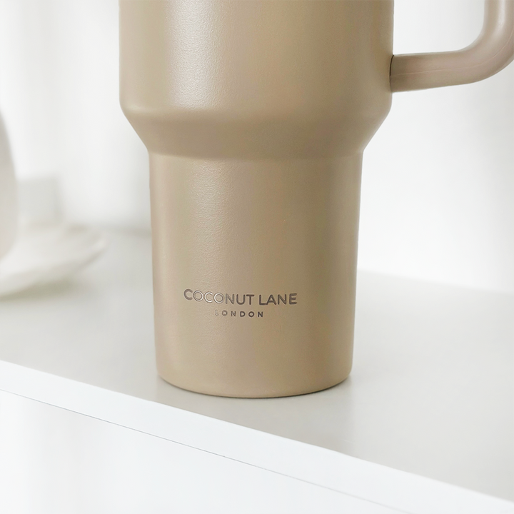 Stainless Steel Tumbler - Caramel Latte