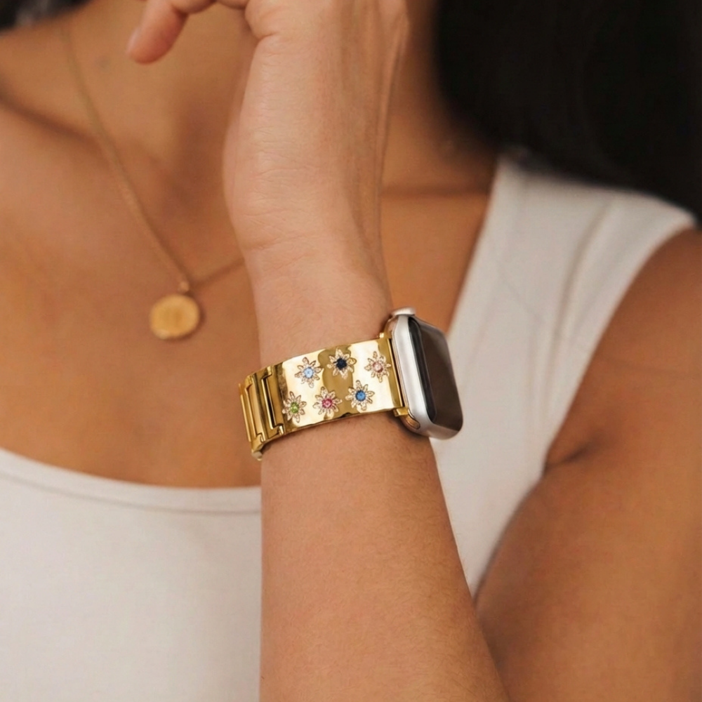 Girls watch strap Ibiza Gold