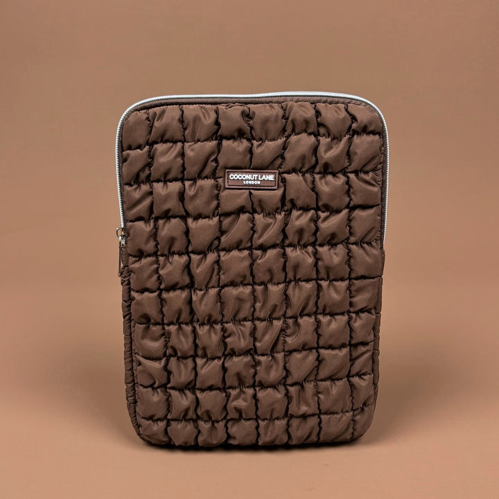 Quilted Chocolate iPad Sleeve