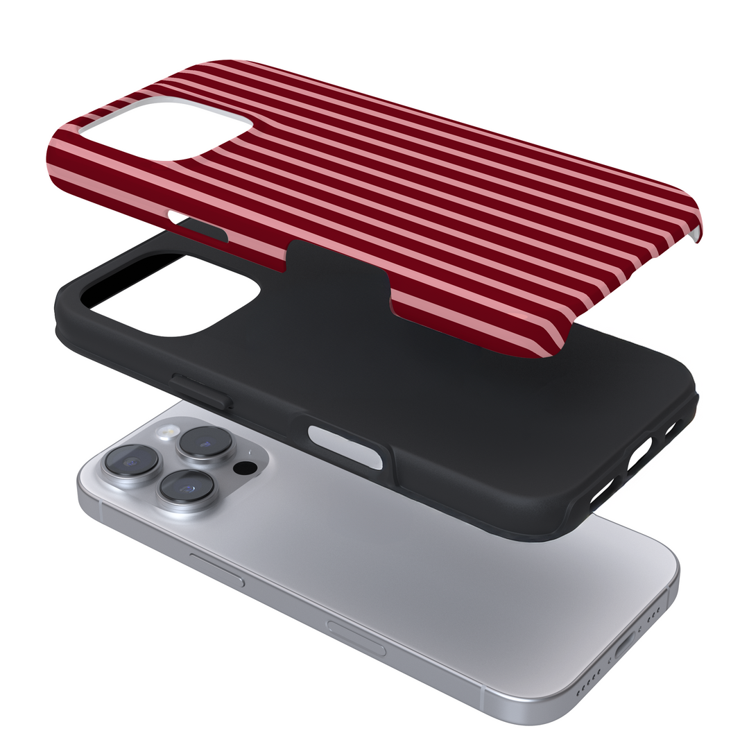 Tough Phone Case - Mulberry Stripes