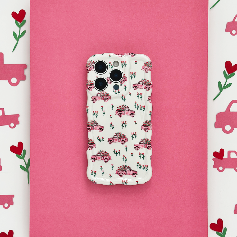 NEW - Wavy Phone Case - Love Truck