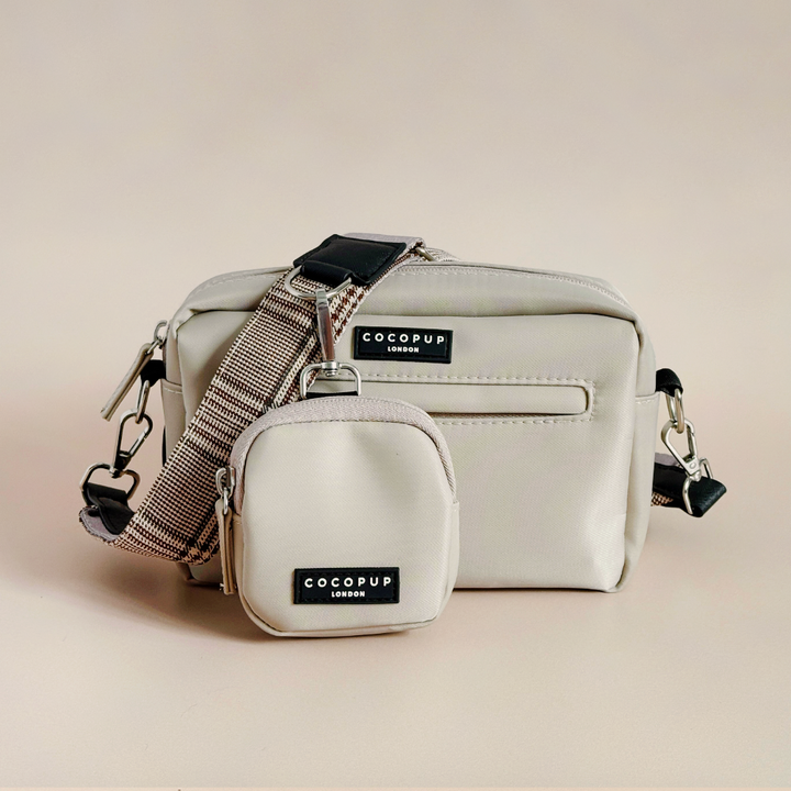 Dog Walking Caramel Latte Bag Bundle - Pup Plaid