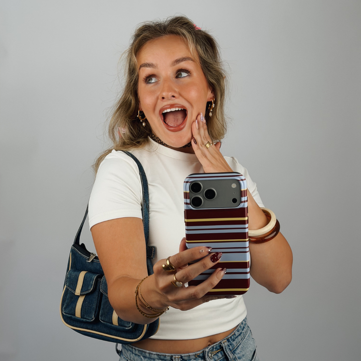 Tough MagSafe® Phone Case - Retro Stripes Mary-Kate