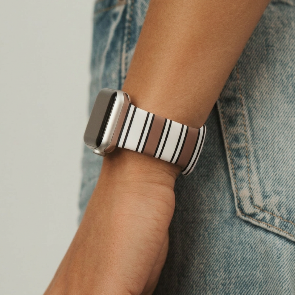 Retro Stripes Apple Watch Strap