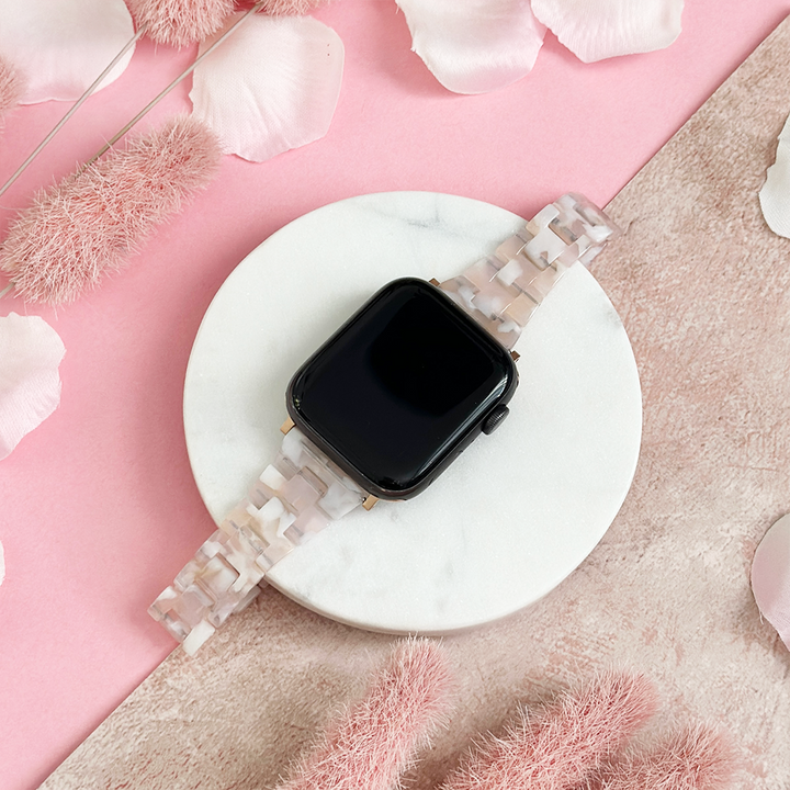 NEW - Slim Luxe Rose Apple Watch Strap