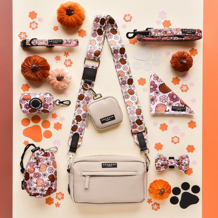 Dog Walking Caramel Latte Bag Bundle - Pumpkin Meadow