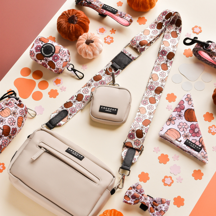 Dog Walking Caramel Latte Bag Bundle - Pumpkin Meadow