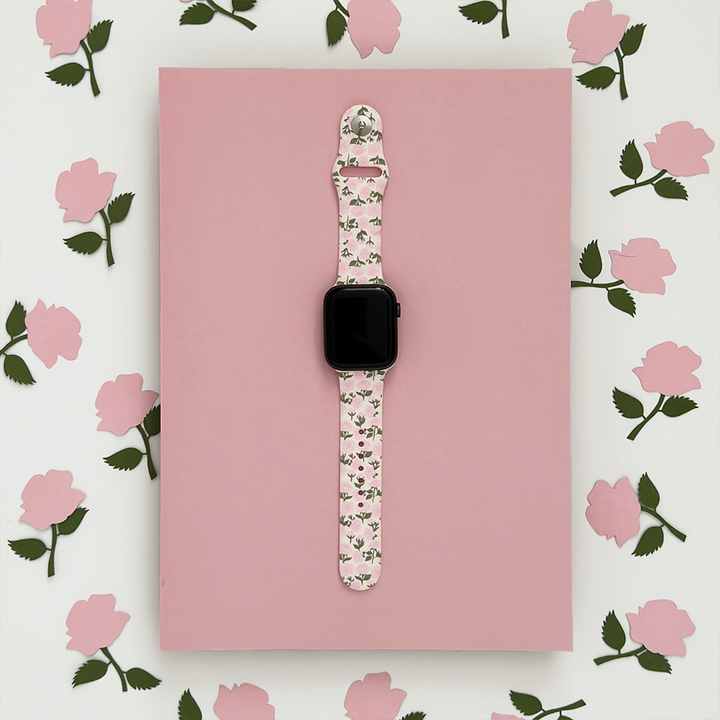 NEW - Buy Me Roses Baby Pink Apple Watch Strap