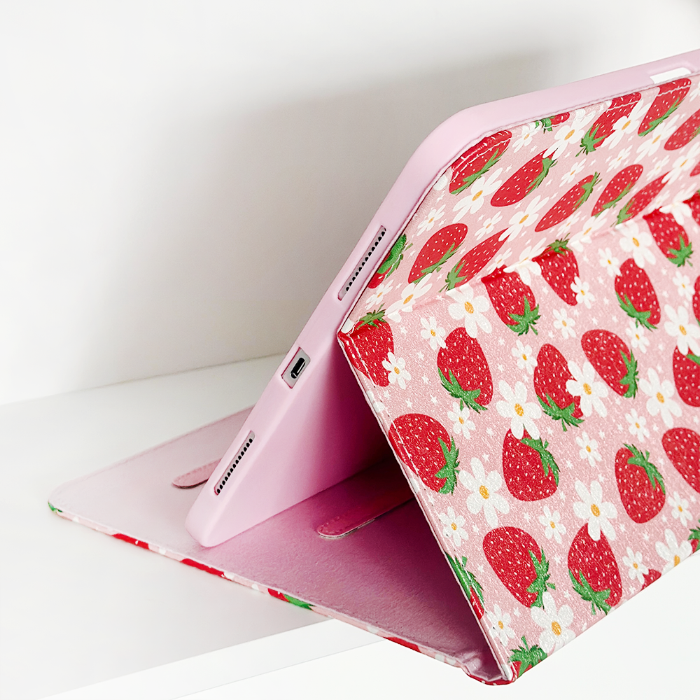 Berry Cute Strawberry iPad Case