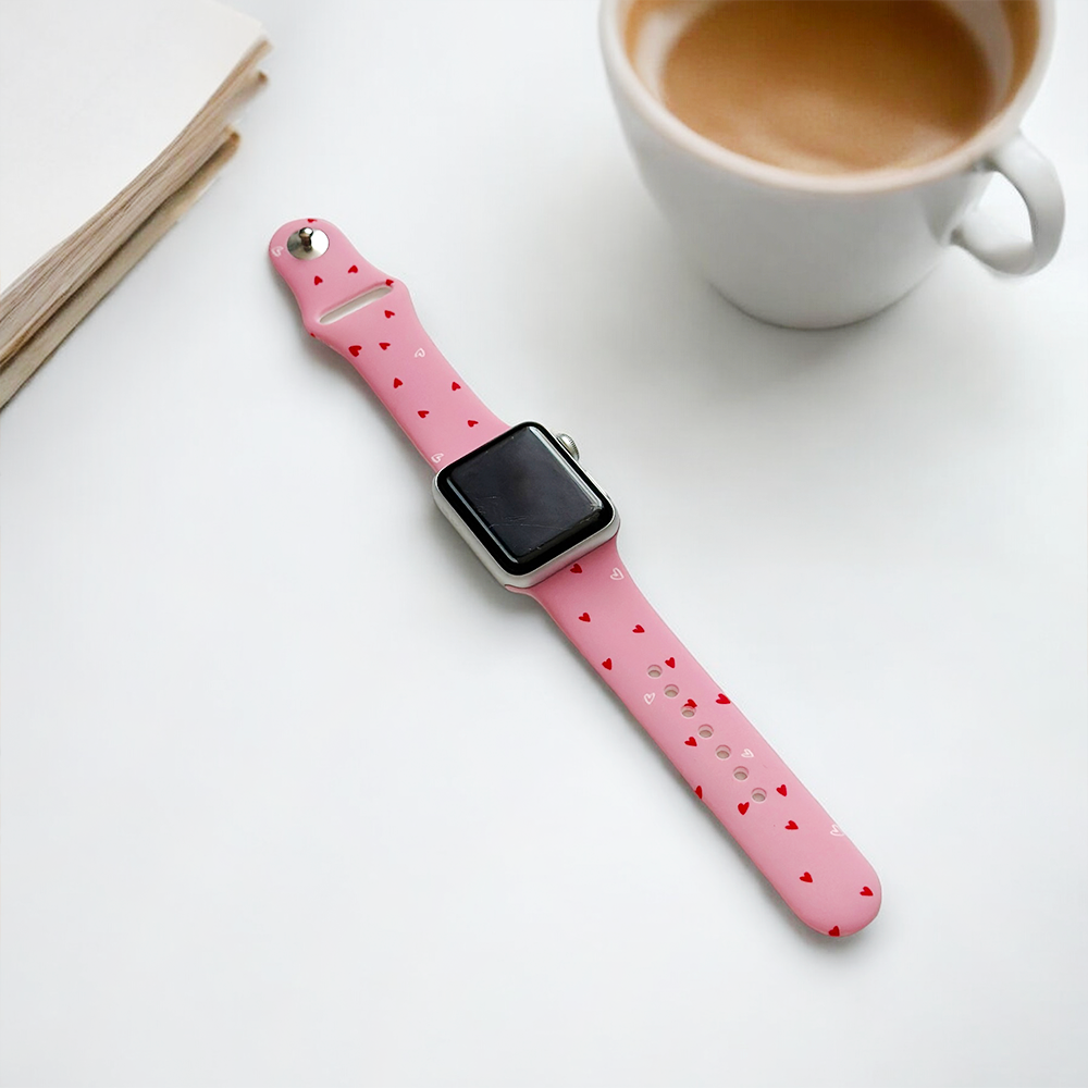 Cute Hearts Apple Watch Strap