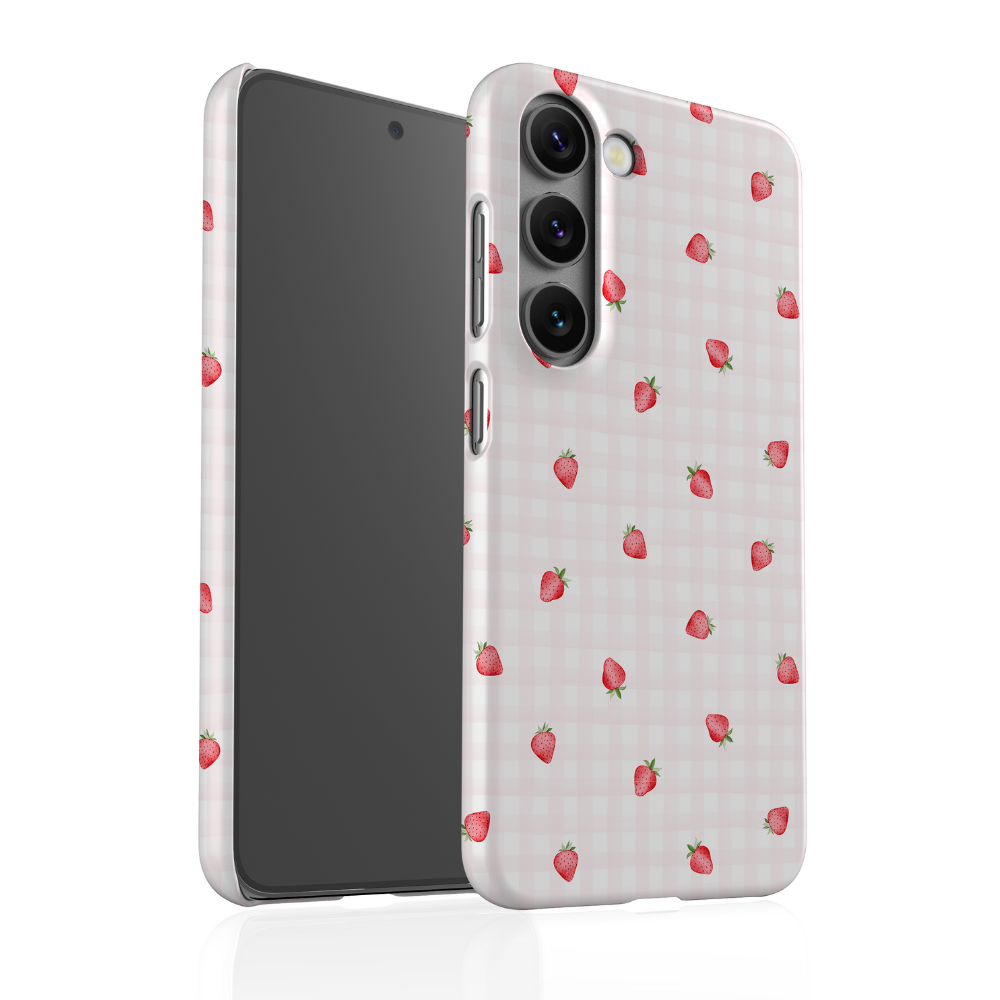 Samsung Phone Case - Ditsy Strawberries