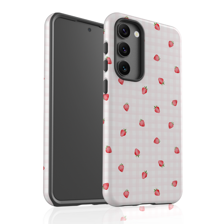 Samsung Phone Case - Ditsy Strawberries