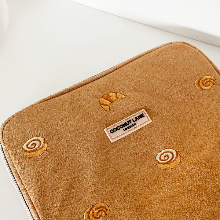 Suedette Croissant Club - iPad Sleeve