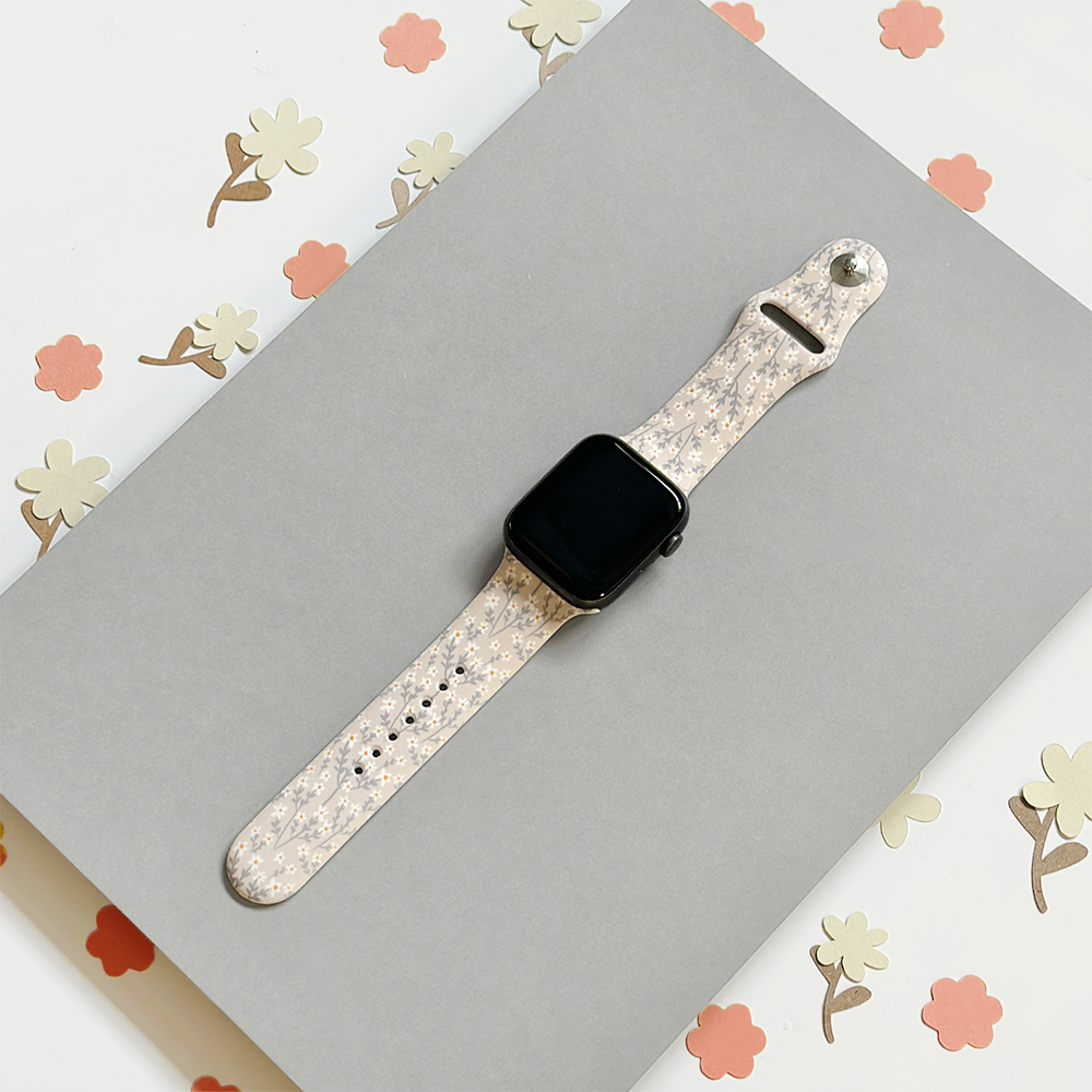 Nude Flowers Apple Watch Strap