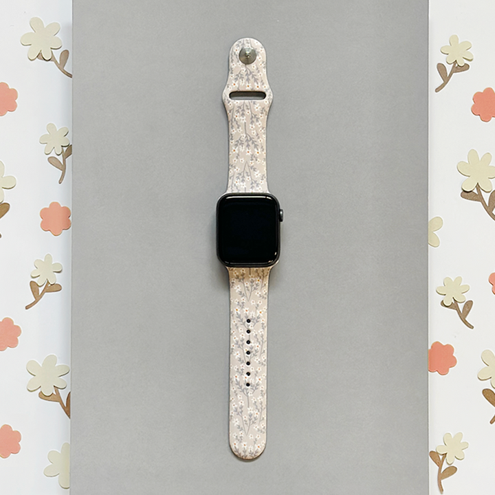 Nude Flowers Apple Watch Strap