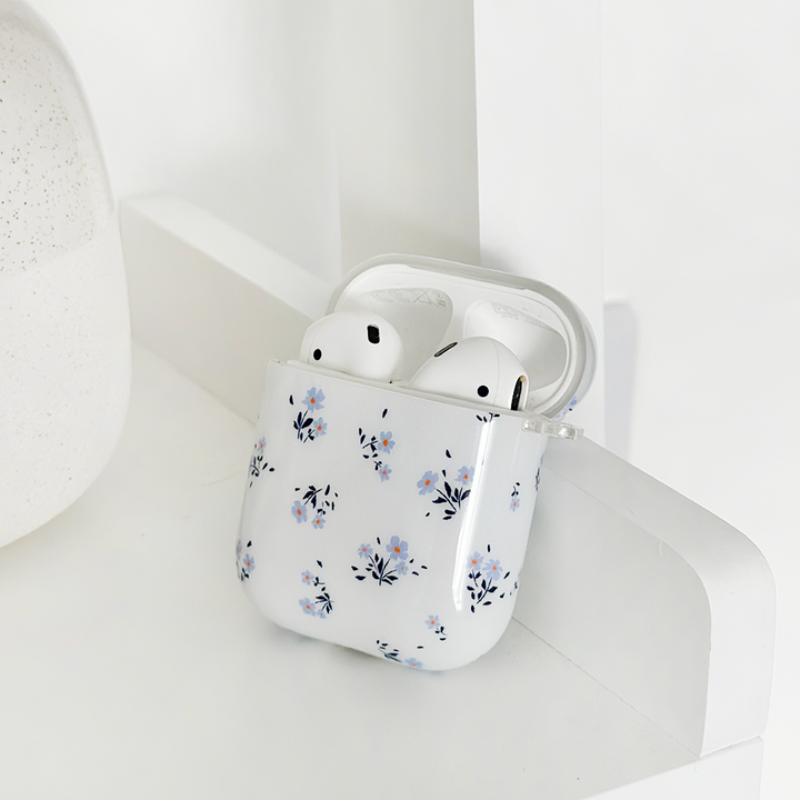 Airpods Case - Ditsy Floral Periwinkle