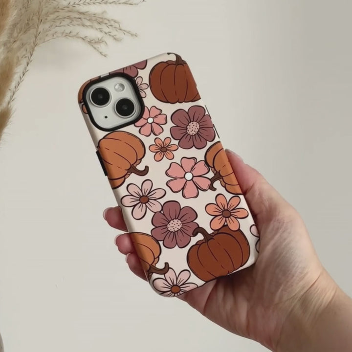 Tough Phone Case - Pumpkin Meadow